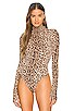 view 2 of 5 x REVOLVE Isabella Bodysuit in Brown Leopard