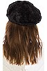 view 2 of 3 Fuzzy Beret in Black
