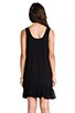 view 3 of 6 Drop Waist Embellished Dress in Black