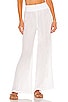 Smocked Wide Leg Pant, view 1 of 4, click to view large image.