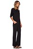 view 2 of 3 Solange 3/4 Sleeve Jumpsuit in Black