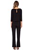 view 3 of 3 Solange 3/4 Sleeve Jumpsuit in Black