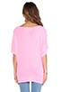 view 4 of 5 Off the Shoulder Dolman Tee in Blinding Pink