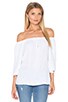 Double Gauze Off Shoulder Top, view 1 of 4, click to view large image.