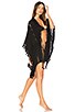 view 2 of 3 TASSELS FOR ALL RUANA カバーアップ in Black