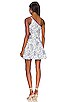 view 3 of 3 Brinlee Watercolor Silhouette Cutout Dress in White Multi