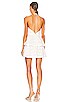 view 3 of 3 Evelia Reina Graphic Dot Clipped Dress in White
