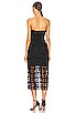 view 3 of 3 Kait Tile Lace Dress in Black
