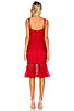view 3 of 3 Kiss Lace Grace Dress in Ruby