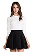 view 3 of 7 Crystal Collar Sweater in White