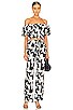 view 4 of 4 Cabana Mason Modern Geometric Top in Black & Ecru