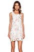 view 2 of 5 Flowers and Lace Double Layer Tank Dress in Multi