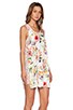 view 3 of 5 Flowers and Lace Double Layer Tank Dress in Multi