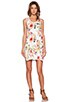 view 5 of 5 Flowers and Lace Double Layer Tank Dress in Multi