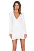 view 1 of 4 Dream On Cross Front Dress in Off White