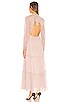 view 3 of 4 Be Someone Maxi Dress in Blush & Black