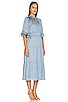 view 2 of 3 Ines Midi Dress in French Blue