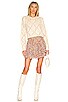 Bouznika Shirred Mini Skirt, view 4 of 4, click to view large image.