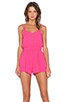 view 1 of 4 Summer Vacay Crossback Playsuit in Hot Pink