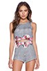 view 1 of 4 Garden Bed Picnic Crop Top in Multi