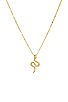 Snake Charm and Marlowe Chain Necklace, view 2 of 2, click to view large image.