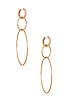 view 1 of 3 Leona Hoops in Gold