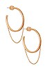 view 1 of 3 OAKLYN フープ in Gold