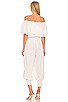 view 3 of 4 Bita Jumpsuit in White Clip Dot