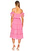 view 3 of 3 x REVOLVE Micaela Dress in Pink Lurex Clip Dot