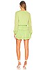 view 4 of 4 x REVOLVE Lorena Dress in Green Lurex Clip Dot