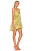 view 2 of 3 Sastra Dress in Chartreuse Abstract