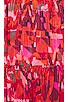 view 4 of 4 Saffie Dress in Crimson Geo