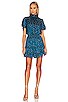 view 1 of 4 Saffie Mini Dress in Holiday Teal