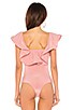 view 4 of 5 Corcica Bodysuit in Dusty Rose