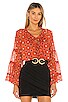 view 2 of 6 Alberta Top in Maravi Dots
