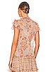 view 4 of 5 Basia Top in Floral Tiles