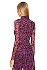 view 3 of 4 Nadja Top in Electric Ditsy Mesh