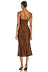 view 3 of 4 Josette Dress in Burnt Copper