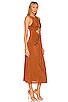 view 2 of 3 Thalia Dress in Terracotta
