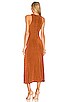 view 3 of 3 Thalia Dress in Terracotta
