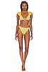 view 1 of 4 Bia Bikini Set in Yellow & Green