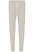 view 2 of 4 Tricolor Fox Patch Classic Jog Pant Skinny in Grey Melange