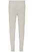 view 3 of 4 Tricolor Fox Patch Classic Jog Pant Skinny in Grey Melange