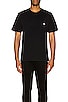 view 3 of 3 Tricolor Fox Patch Classic Pocket Tee-Shirt in Black