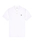 view 1 of 3 Navy Fox Patch Classic Polo in White