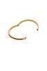 view 4 of 4 Pave Skinny Hinged Bracelet in Gold & Clear