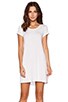 view 1 of 4 Cuba T Shirt Dress in White