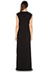 view 4 of 4 Henderson V Neck Dress with Slit in Black