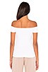 view 3 of 4 Parket Off the Shoulder Top in White