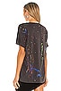 view 3 of 4 ROMAN 티셔츠 in Onyx & Neon Splatter